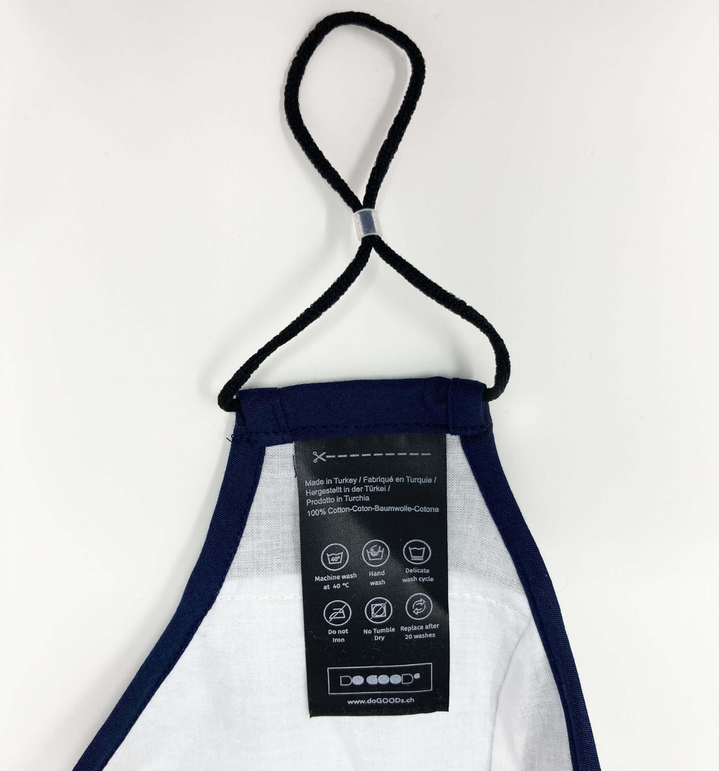 Washable Face Mask Resa / Navy (Pack of 3 Masks) - Do Goods®